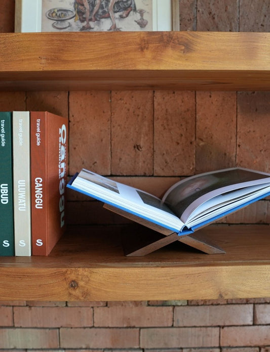 Warm Walnut Book Stand by STAY IN