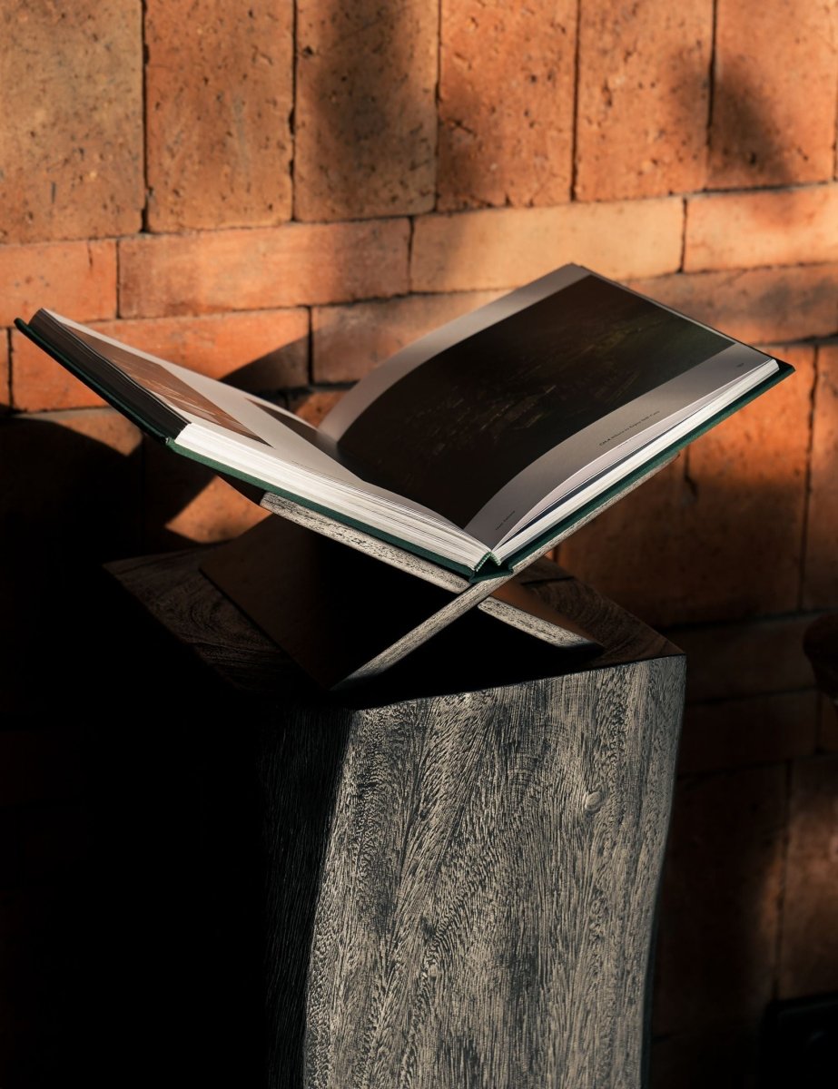 Matte Charcoal Book Stand by STAY IN