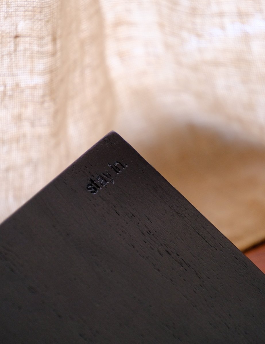 Matte Charcoal Book Stand by STAY IN